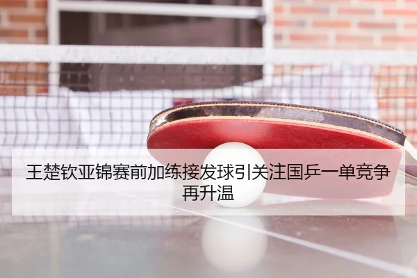 王楚钦亚锦赛前加练接发球引关注国乒一单竞争再升温